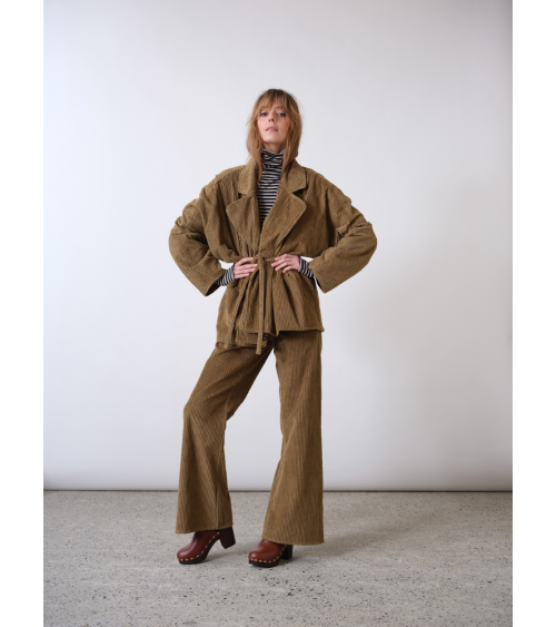 veste courte en velours