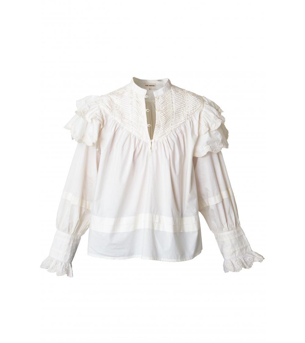 Chloé white romantic blouse