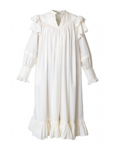 robe longue blanche