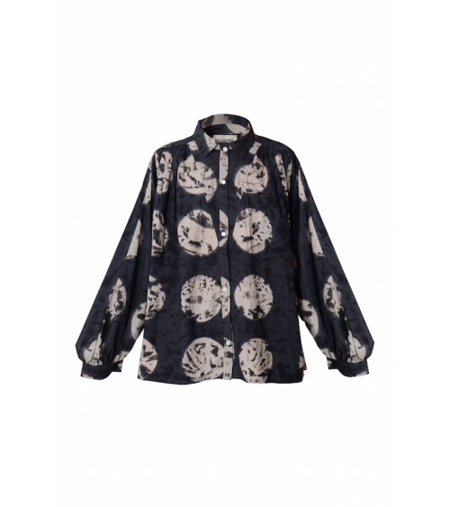 blouse tie and dye noire