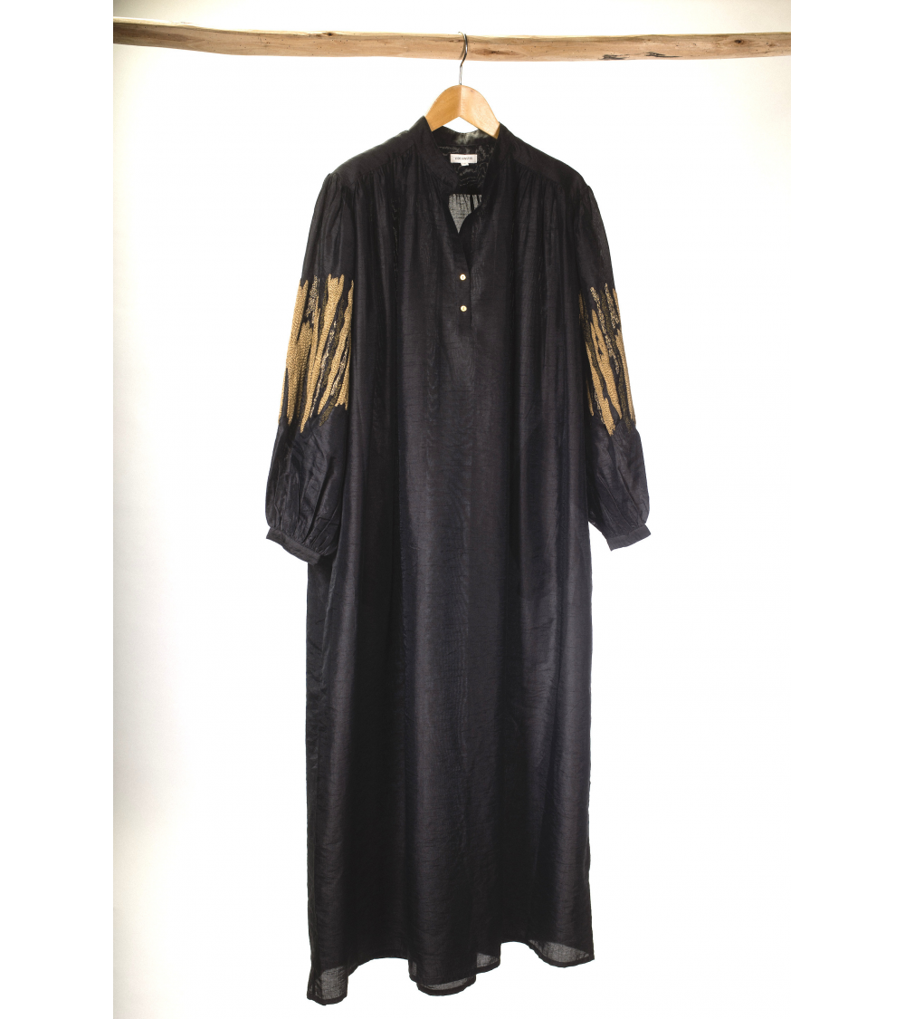 robe longue noire