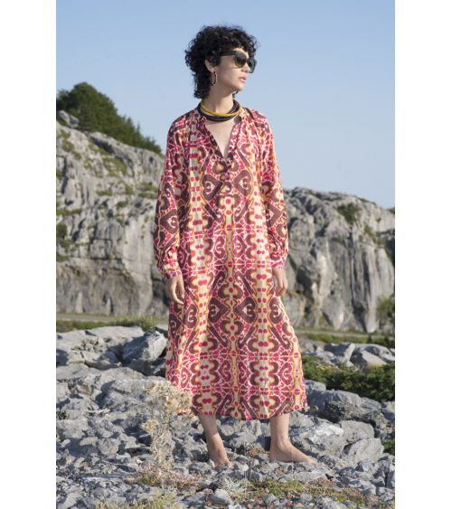 v de vinster ikat dress